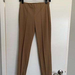 Theory Alettah pants in Approach Fabric (size 00) in Camel Brown Color